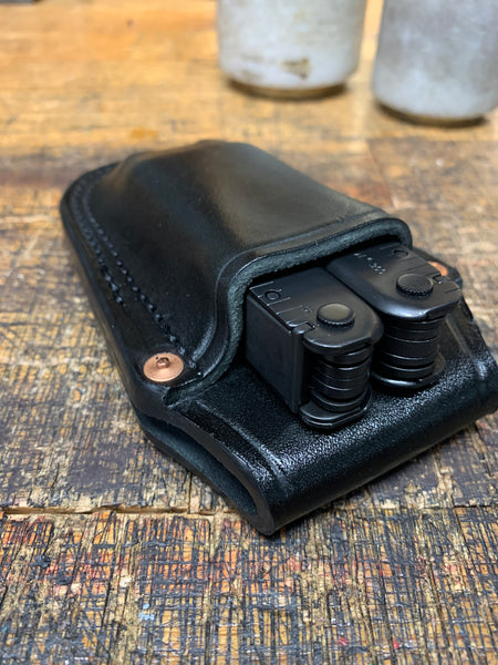 Leather Folding Knife / Multitool Sheath Design and Construction