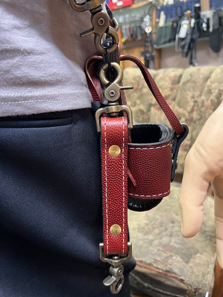 Horween "Football Leather " Radio Strap Set / LIMITED / Only 2 Available