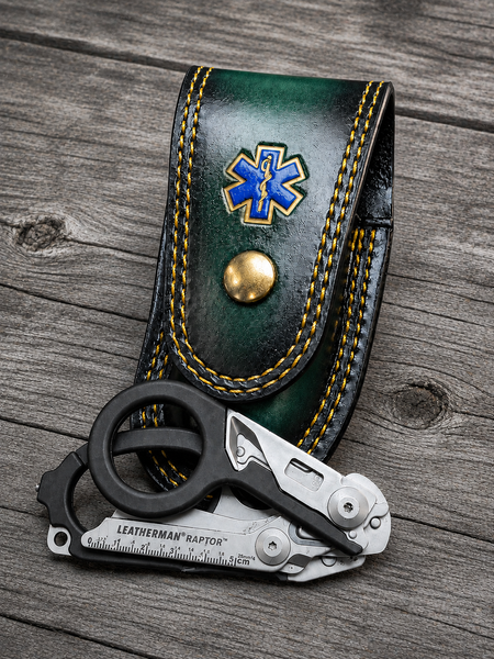 Leather Folding Knife / Multitool Sheath Design and Construction