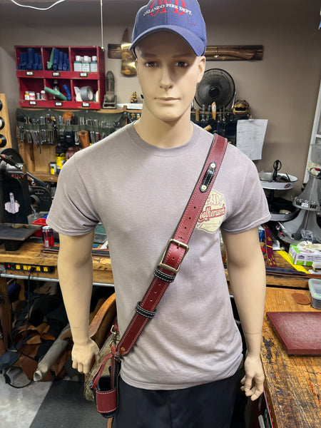 Horween "Football Leather " Radio Strap Set / LIMITED / Only 2 Available