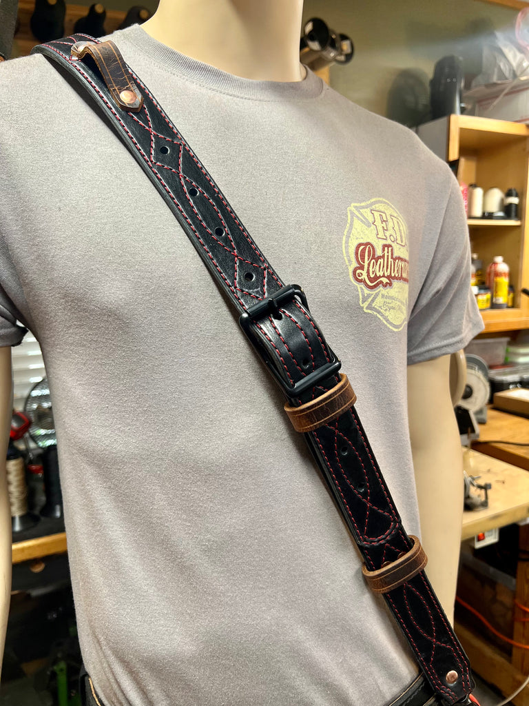 GUNSLINGER Ultra Premium Radio Strap Set F.D. Leatherworks