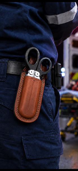 EMS Trauma Shear / Multi Tool Custom Combo Leather Sheath