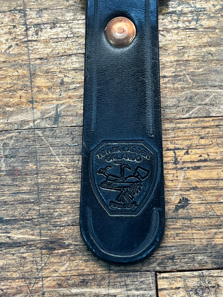ORLANDO FIRE Leather Split Ring Key Lanyards
