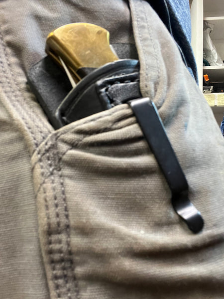 Folding Knife / Multitool Pocket Sheath with Clip