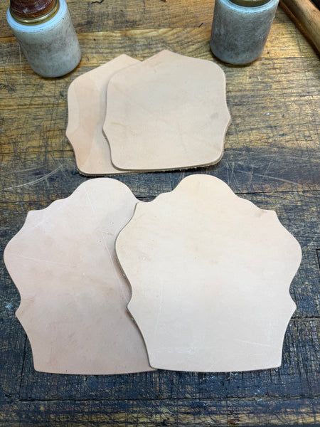 Helmet Shield Leather Tooling Blanks