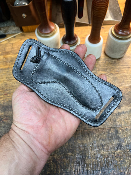 Horizontal Carry Trauma Shear Leather Holster