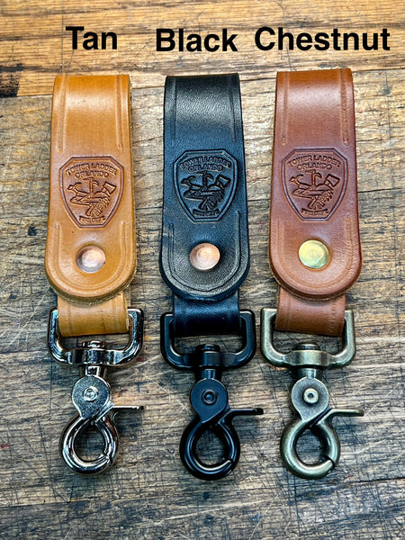 ORLANDO FIRE Leather Scissor Snap Key Lanyards