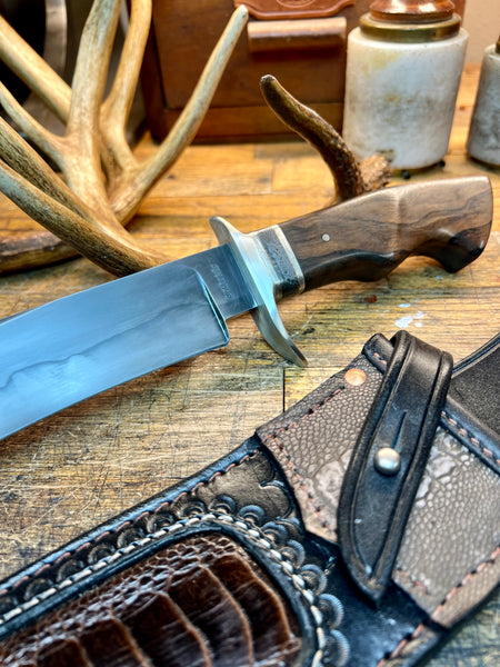 W2 Bowie Hunting Knife / Hamon
