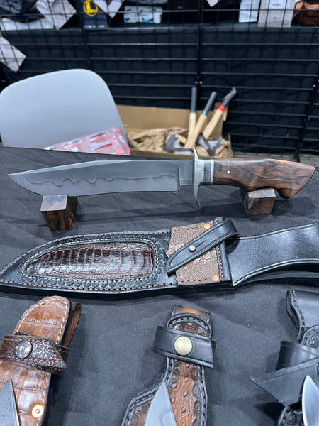 W2 Bowie Hunting Knife / Hamon