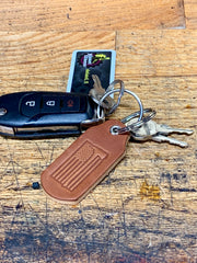 Leather Key fob - Compact & Openable clip key fob/draft-8/Men gift 🔑