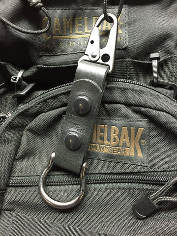 Blacked Out Utility Clip Lanyard / 2 Snap