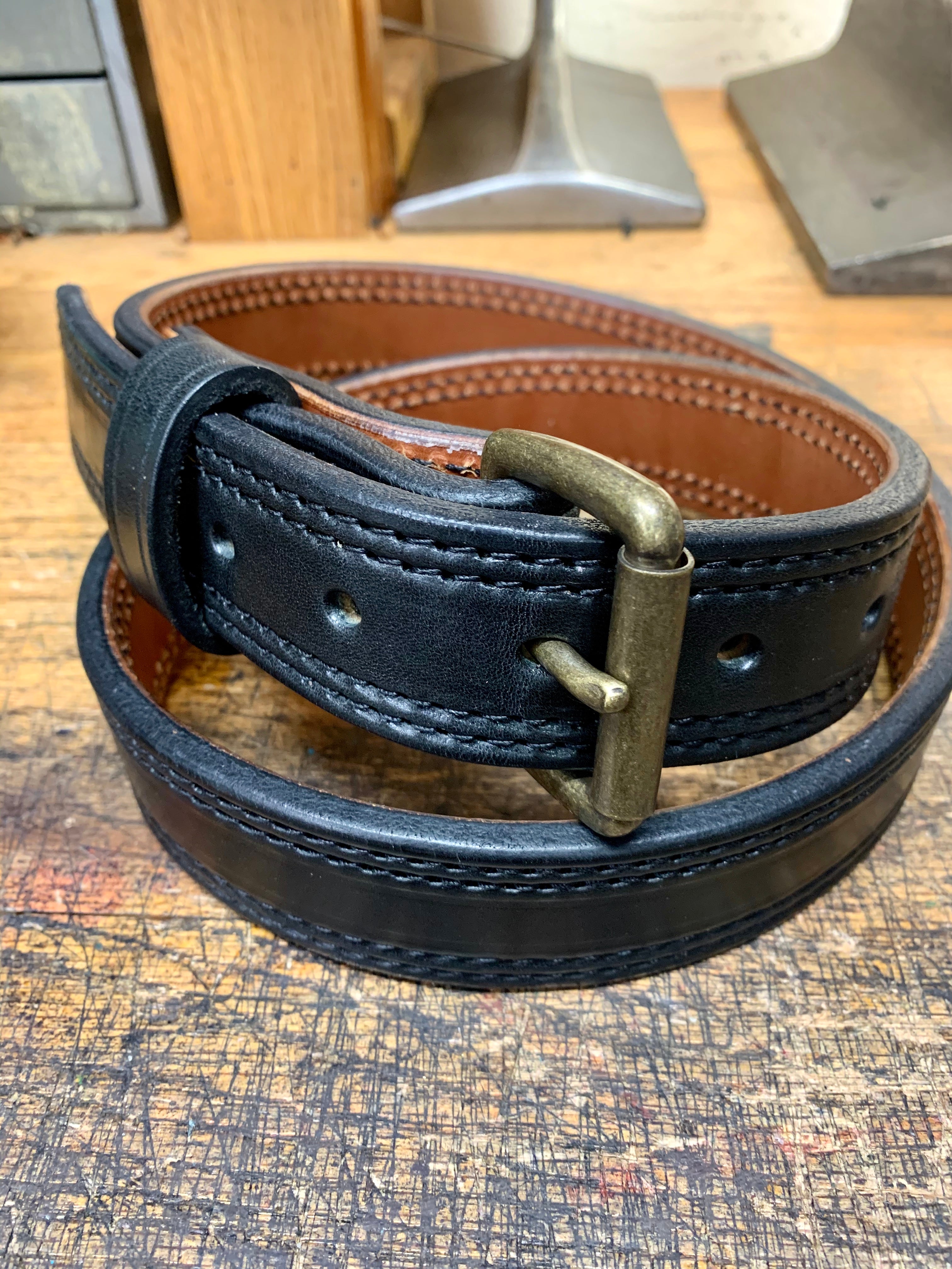 XW Leather Belt in Veg Tan (X-Wide 1.75) 40
