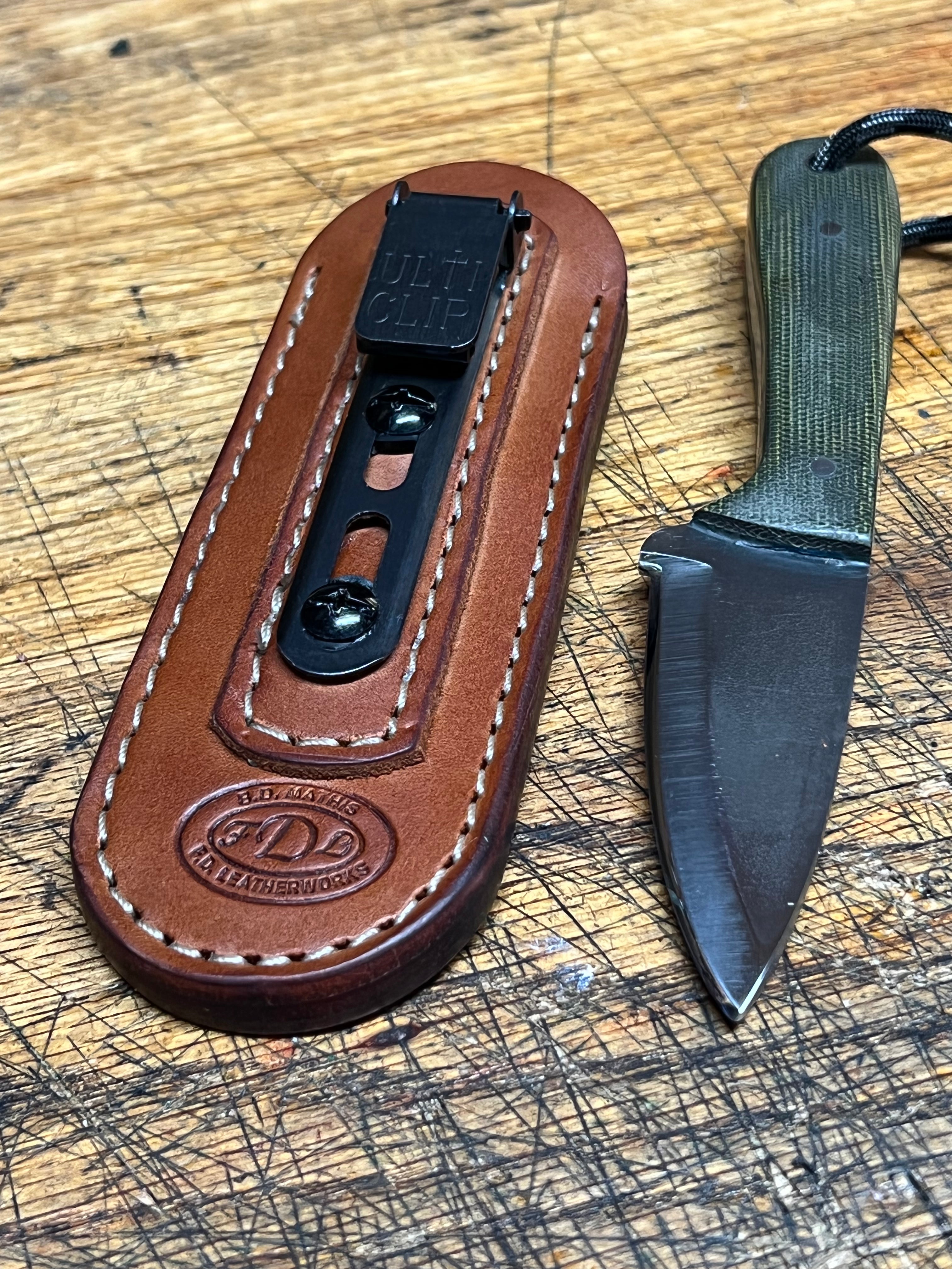 Fixed Blade Knife Sleeve (Small) Leatherworks